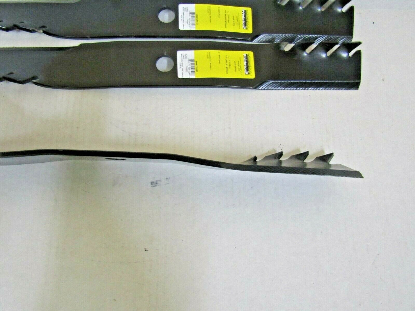 3 USA Predator blades will fit JOHN DEERE TCU15881 M133381 M128485