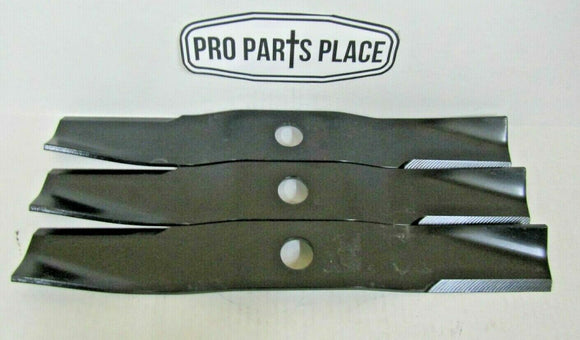 3 USA HD XHT BLADES KUBOTA K5351-34342 K535134342 54" DECK RCK54-22BX RCK54-75B