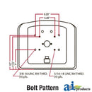Seat will fit JOHN DEERE  TY15863 HIGH BACK 316 318 322 330 332 420 430 375 570-3