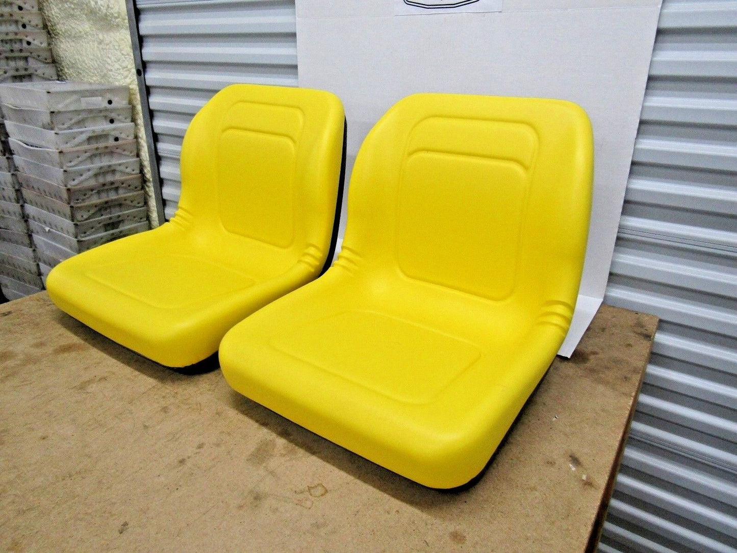 (2) new seats will fit JOHN DEERE VG11696 AM121752 GATOR 4X2 4X4 4X6 CX DIESEL