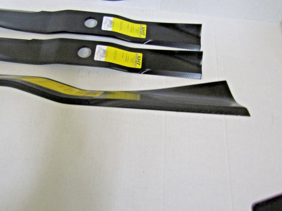 3 REP HD XHT BLADES KUBOTA 70000-00606 76539-34330 75000-25001 60" RCK60-21Z DEC