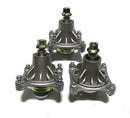 3) Replacement Hustler 604214 Blade deck spindle assembly w/ all hardware Raptor-1