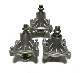 3) Replacement Hustler 604214 Blade deck spindle assembly w/ all hardware Raptor
