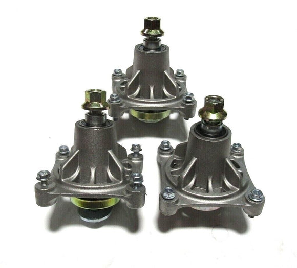 3) Replacement Hustler 604214 Blade deck spindle assembly w/ all hardware Raptor