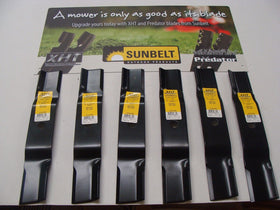 6 REPL XHT HEAVY DUTY USA BLADES CUB CADET 742-3002 759-3812 59704-C1 7593812