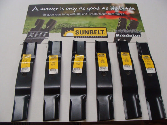 6 REPL XHT HEAVY DUTY USA BLADES CUB CADET 742-3002 759-3812 59704-C1 7593812