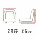 Seat w/Slide Tracks Fits Bobcat Fits Allis Fits Kubota for Yanmar for White-4