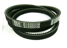 Replacement cogged secondary belt for Ariens Gravely 07200038 on 60" decks