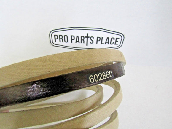 NEW OEM SPEC BELT HUSTLER 602860 SOME SUPER Z AND FASTRAK WITH 66" SIDE DISCHARG