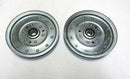 2 Flat idler pulleys for Exmark Lazer Z XP 60" 72"  1-633109 116-4667 539102610-1