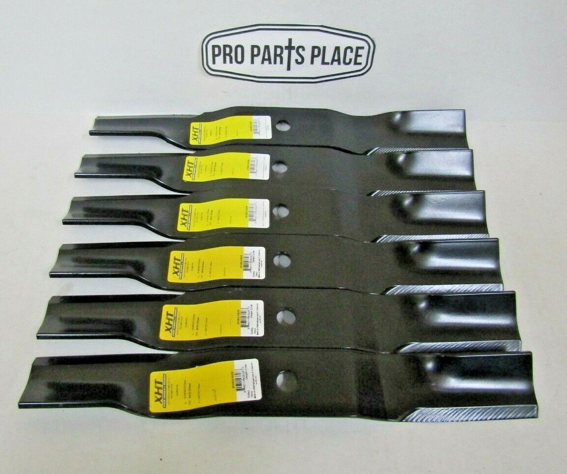 6 REP HEAVY DUTY XHT BLADES KUBOTA K5617-34330 K561734330 54" DECKS 23ZG 54GR