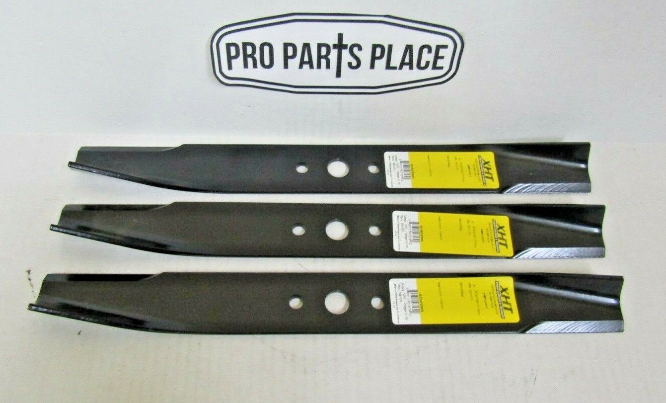 3 REPL HD XHT BLADES FOR CRAFTSMAN AYP 1726453, SNAPPER 1726357 1726453 1726453A