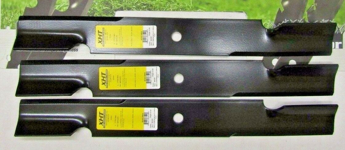 3 USA XHT BLADES FOR SCAG 482881 48111 481708 481712 482787 61" NEW STYLE AIR LI