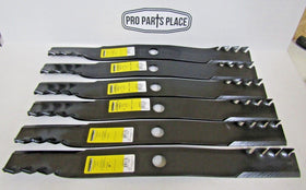 6 USA MADE PREDATOR MULCHING BLADES KUBOTA ZD28 ZD326 ZD331 72" K5677-34340