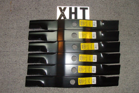 6 REPL XHT HD USA BLADES KUBOTA K5647-34330 K5647-34340 FOR ZD326S ZD21F-60P 60" - 0