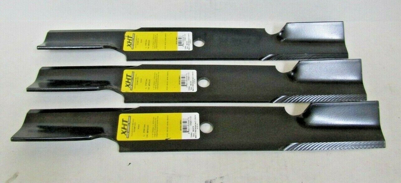 3 USA MADE XHT BLADES SCAG 48185 482462 482878 481711 481707 48108 LONG CUT EDGE