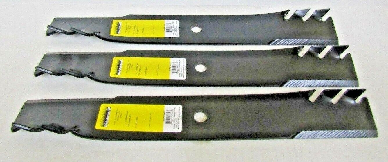 3 PREDATOR USA MULCHING BLADES TORO TIMECUTTER Z 50" CUT 110-6837-03 112-9759-03