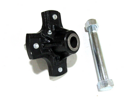 ROTARY CUTTER BUSH HOG TAIL WHEEL HUB HEAVY DUTY CAST IRON WITH 1" AXLE BOLT