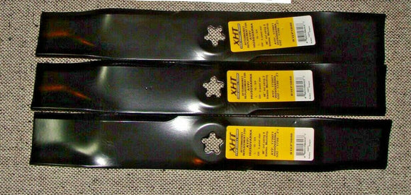 3 USA XHT HD BLADES FOR CRAFTSMAN 173921 HUSQVARNA 5321739-21 532 17 39-21 48"