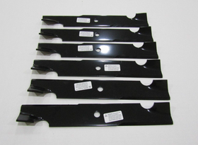 6 OEM BAD BOY blades for 48" MZ & MAGNUM only Bad Boy 038-4826-00 HL Fusion Blad
