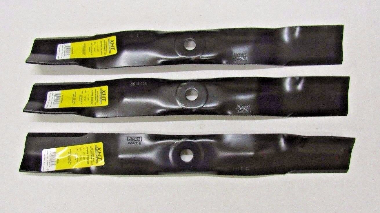 3 USA blades will fit JOHN DEERE M148613 M139976-325 335 345 355D 60" DECK