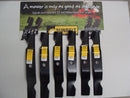 6 USA XHT HD BLADES FOR CUB CADET 742-04053 742-04053A 742-04053B 942-04053 50"-1