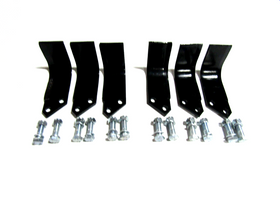 6 tiller tine blades for King Kutter 505002 TG TG-G 3 Left & 3 Right w BOLTS