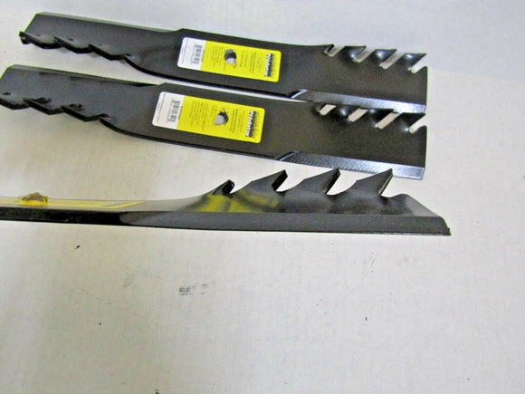 3 REPL USA XHT HD BLADES BAD BOY 038-4820-00 GRAVELY 04919100 48" DECKS MULCHING