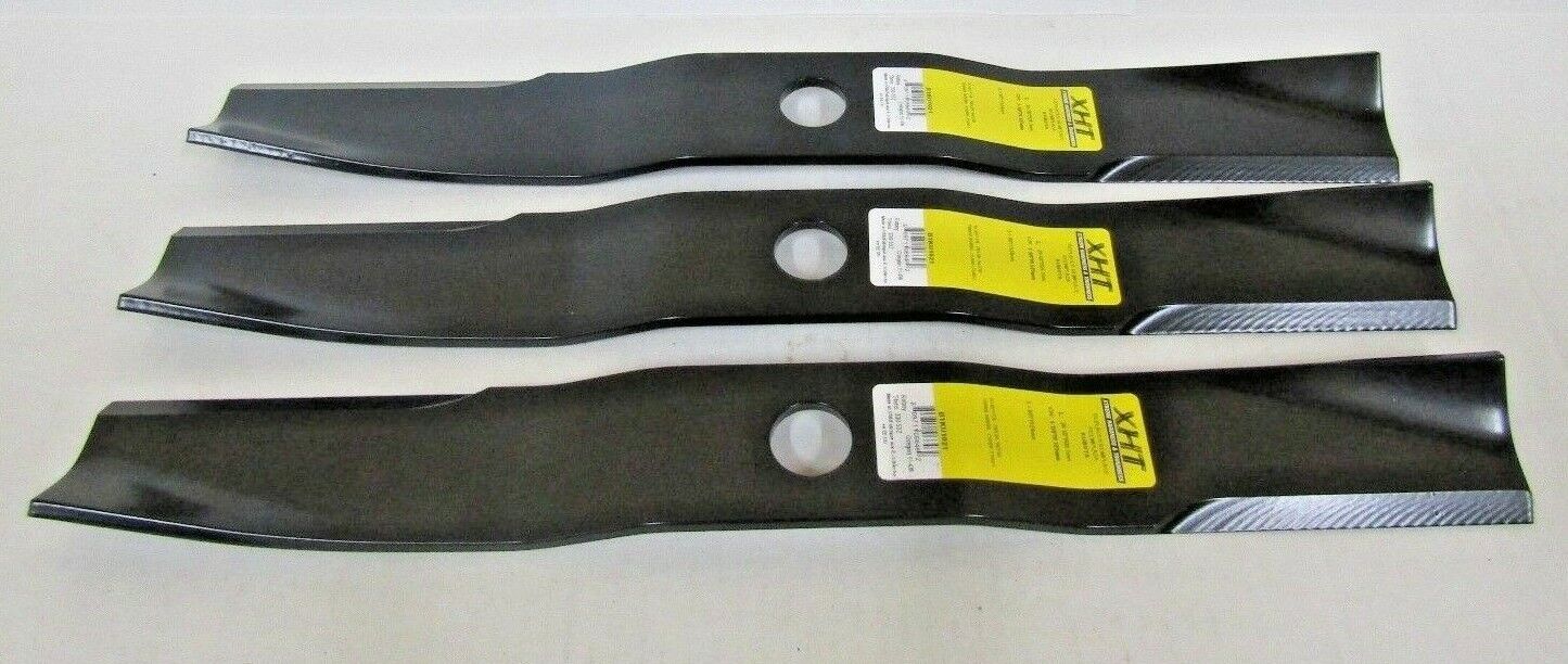 3 REP HD XHT BLADES KUBOTA 70000-00606 76539-34330 75000-25001 60" RCK60-21Z DEC