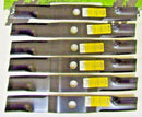6 REPL XHT HD USA BLADES KUBOTA K5647-34330 K5647-34340 FOR ZD326S ZD21F-60P 60"-1