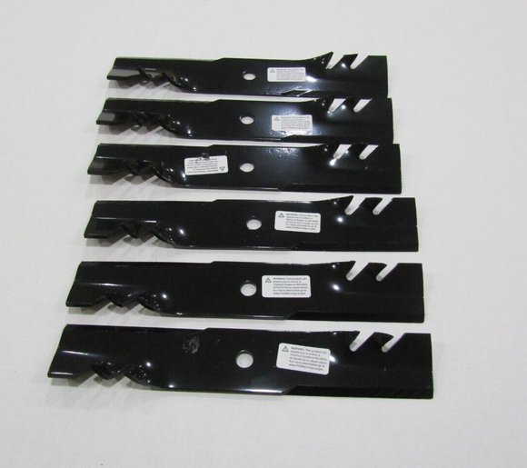 6 OEM BAD BOY blades 42" decks Bad Boy 038-4222-00 FITS BAD BOY MZ & RAMBLER 42"