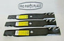3 USA blades will fit John Deere GT225 GT235 GT242 GT245 GT262 GT275 LX172 48"-1