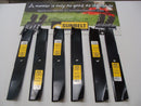 6 USA XHT HD BLADES GRAVELY 11234 11234P1 88616 8861651 8899300 50" CUT-1