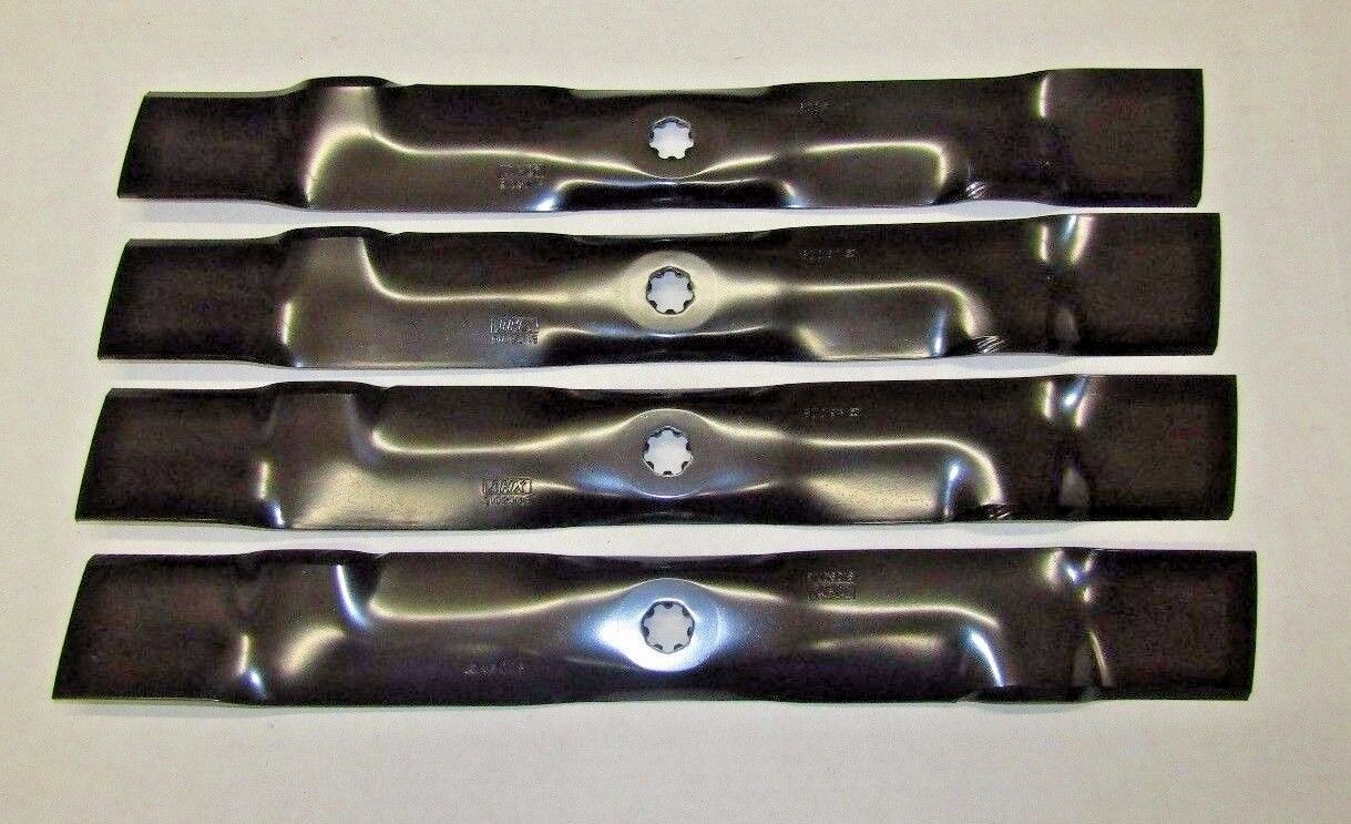 4 USA blades will fit JOHN DEERE AM137333 GX22151 GY20850 AM137328 M154061 42"