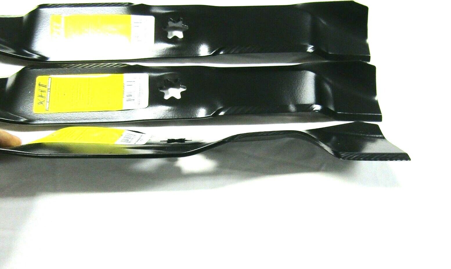 3 USA XHT HD BLADE CUB CADET  MTD 742-0612A  742-0611A  942-04125 742-04124 46"