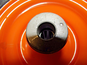 NEW ORANGE AIR TIRE FOR SCAG 481551 13X5X6 W/ ROLLER BEARINGS TIGER CUB SABRE - 0