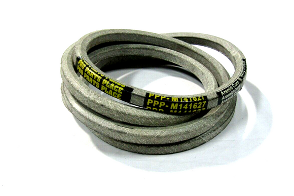 Replacement belt made to OEM specs will fit John Deere M141627 M163990 X465 X475