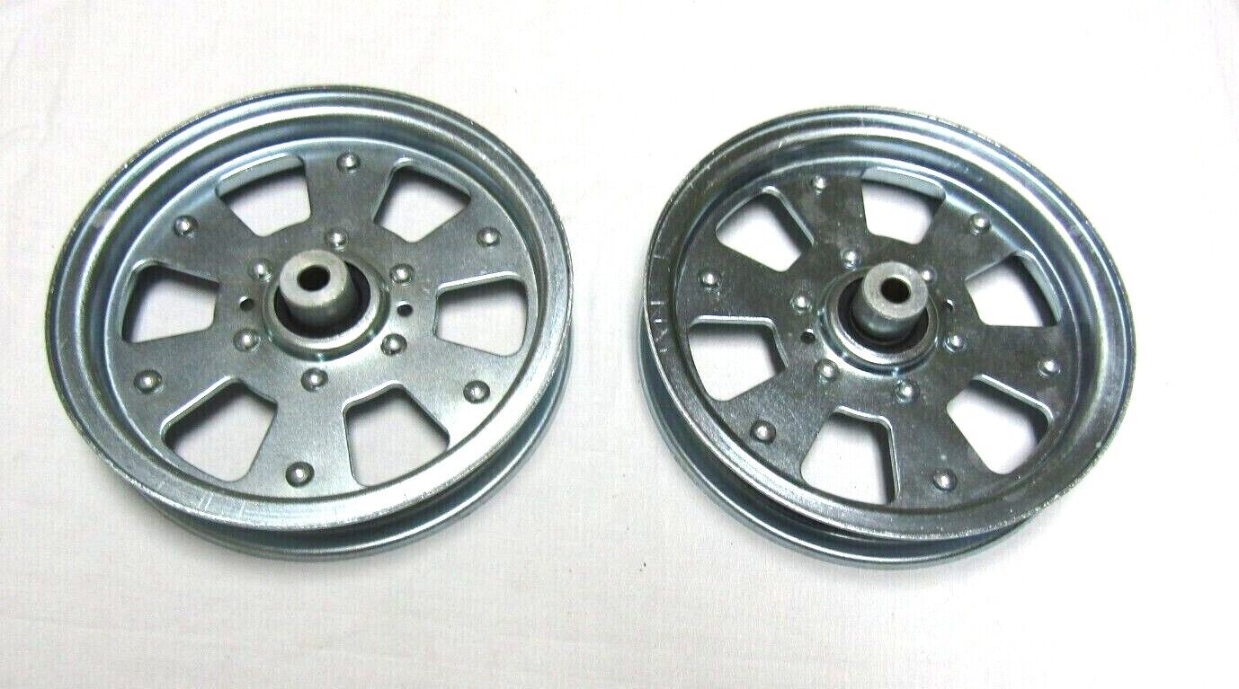 2 Flat idler pulleys for Exmark Toro 116-4668 132-9425 103-8743 126-9196 Lazer Z