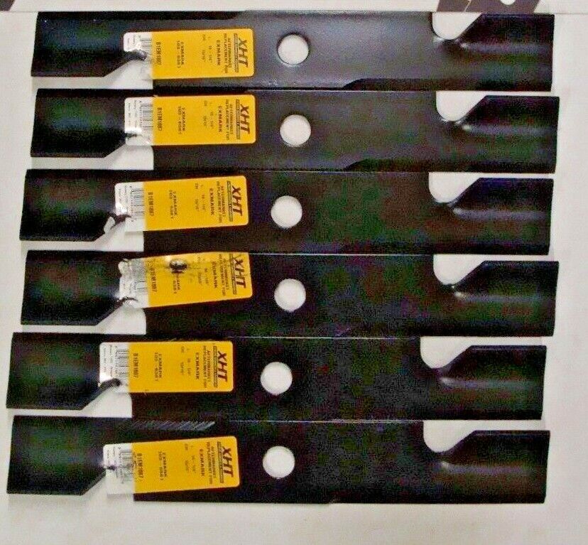 6 REP USA XHT BLADES FOR 48" CUT W/ 15/16" CENTER HOLE 103-6381 1036381 103-6401