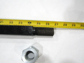 1" X 1" X 26" Disc Harrow Axle  Replacement axle for many brands of disc harrows - 0