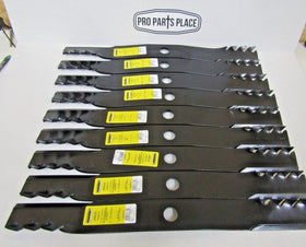 9 USA MADE PREDATOR MULCHING BLADES KUBOTA ZD28 ZD326 ZD331 72" K5677-34340