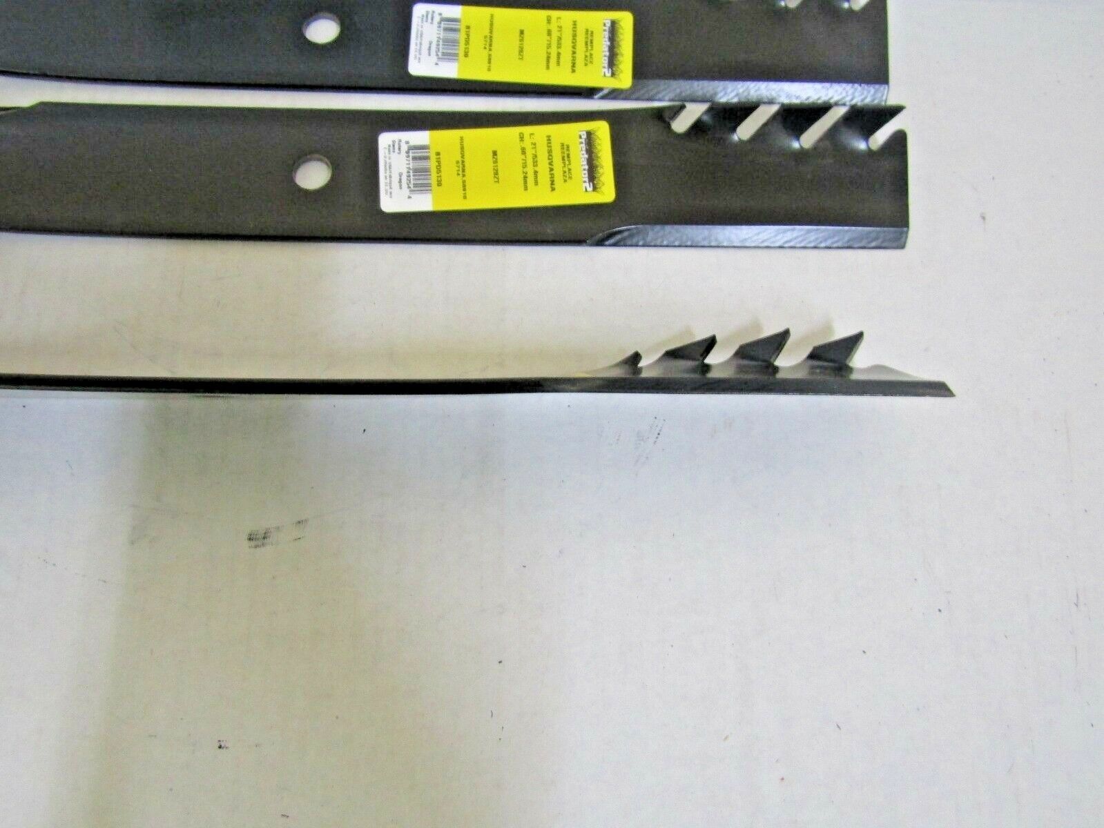 3 USA XHT PREDATOR BLADES HUSQVANRA DIXON 539105714 539105711 60" DECK PZ MODELS