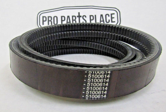 OEM SPEC REPL DRIVE BELT FERRIS 5100614 RAW EDGED COGGED 1/2" X 70.5" 2 BANDED