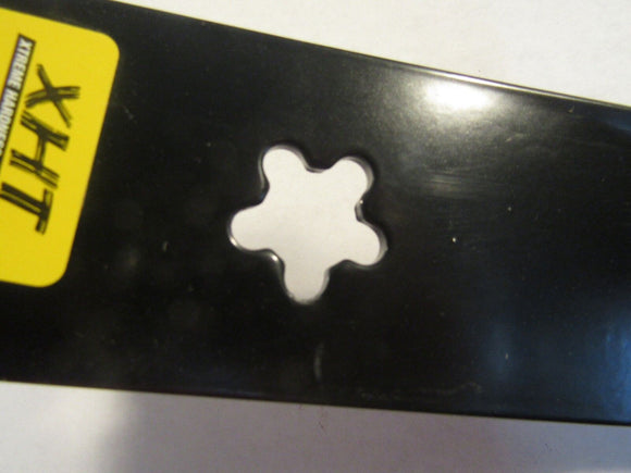 3 USA XHT BLADES 44" CUT HUSQVARNA CRAFTSMAN POULAN 130652 532130652 STAR HOLE