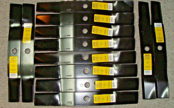 12 USA XHT HD Blades will fit JOHN DEERE TCU30316 M136195 54" 7 IRON DECKS