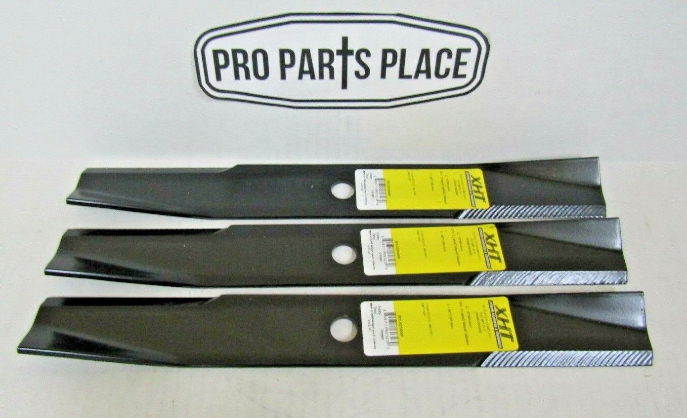 3 USA blades will fit JOHN DEERE M41967 AM31100 300 SERIES MODEL 46" DECKS