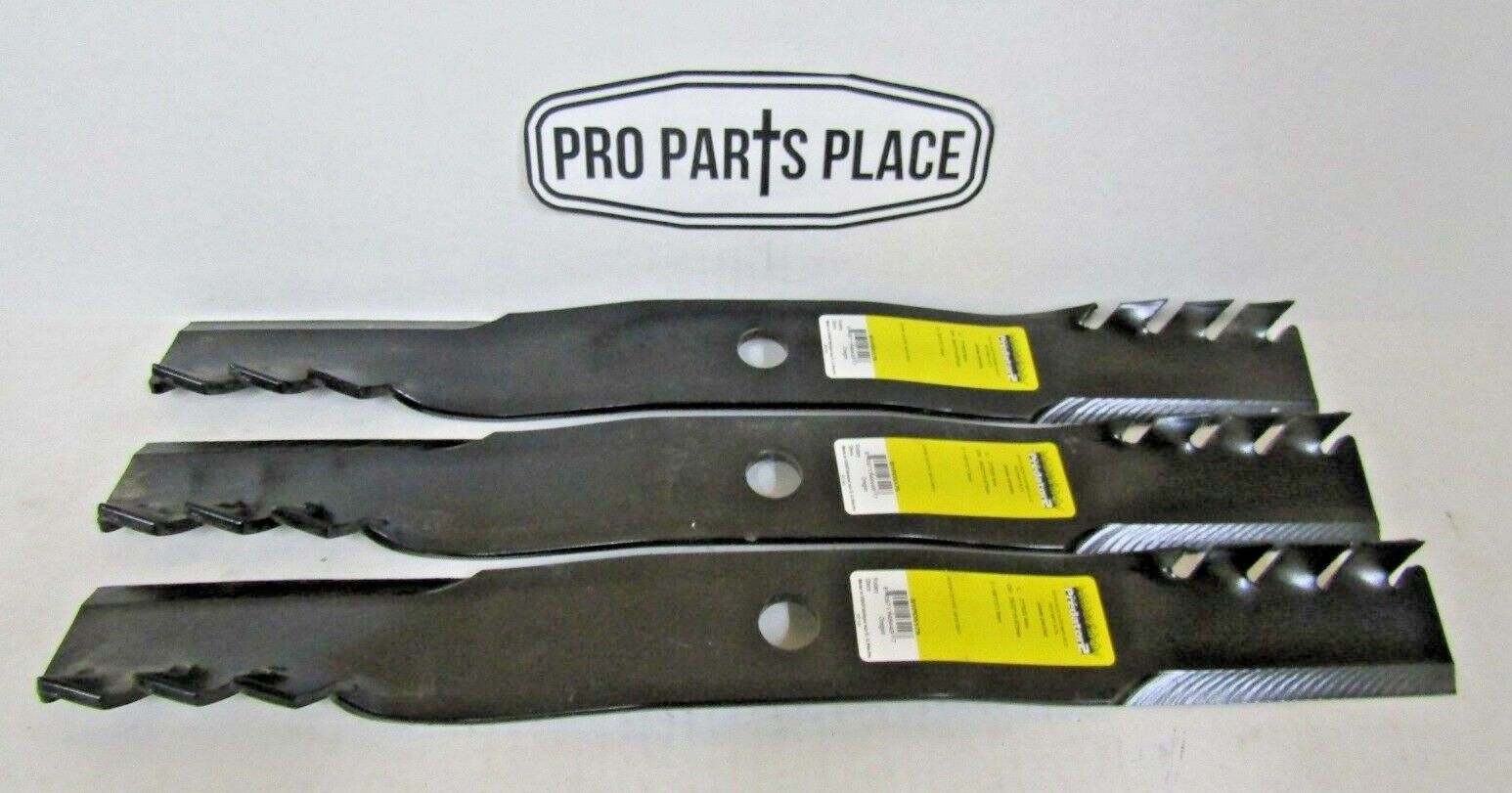 3 USA blades will fit JOHN DEERE M163983 Z710A Z720A Z810A Z820A Z830A Z840A