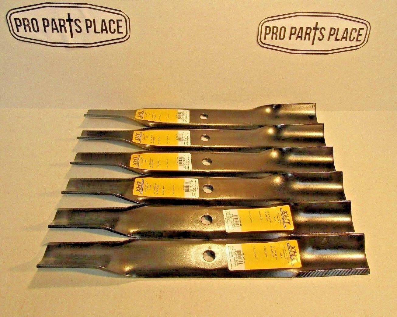 6 REPL HD XHT BLADES FOR TORO TIMECUTTER Z 50" MODELS 110-6837-03 112-9759-03