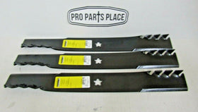 3 USA MULCHING BLADES HUSQVARNA 539-1133-12 539113312 510-417901  61" CUT 5 STAR