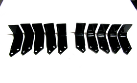 10 tiller tine blades for King Kutter 505002 TG TG-G 5 Left & 5 Right blades